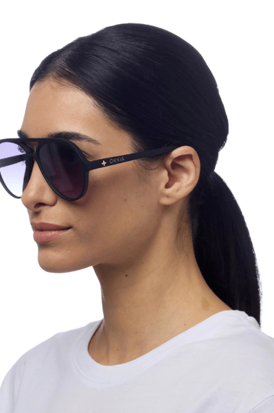 Okkia Alessio Sunglasses - Black.