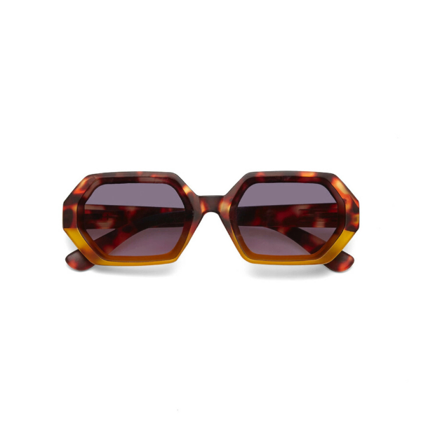 Okkia Andrea Sunglasses - Havana Yellow.