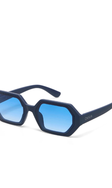 Okkia Andrea Sunglasses - Midnight Blue.
