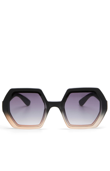 Okkia Emma Sunglasses - Black Shaded Rose.