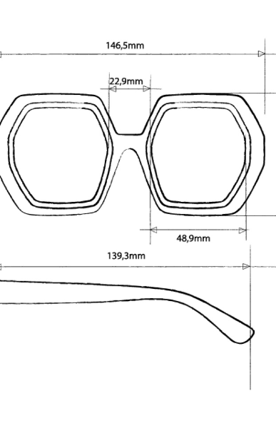 Okkia Emma Sunglasses - Pink Havana.