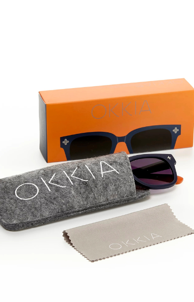 Okkia Giovanni Sunglasses - Midnight.
