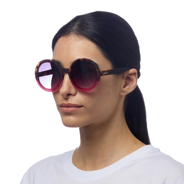 Okkia Monica Sunglasses - Havana Pink.