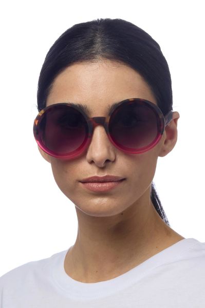 Okkia Monica Sunglasses - Havana Pink.