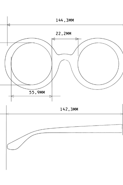 Okkia Monica Sunglasses - Havana Pink.