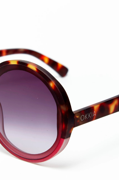 Okkia Monica Sunglasses - Havana Pink.
