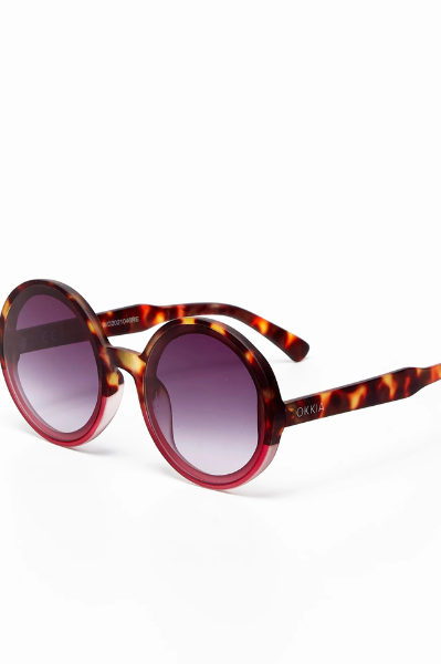 Okkia Monica Sunglasses - Havana Pink.