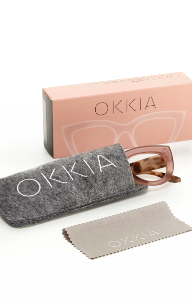 Okkia Readers Claudia - Pink Havana.