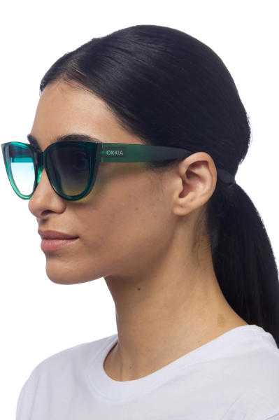 Okkia Silvia Sunglasses - Green.