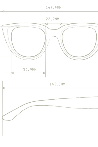 Okkia Silvia Sunglasses - Green.