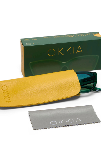 Okkia Silvia Sunglasses - Green.