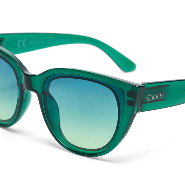 Okkia Silvia Sunglasses - Green.