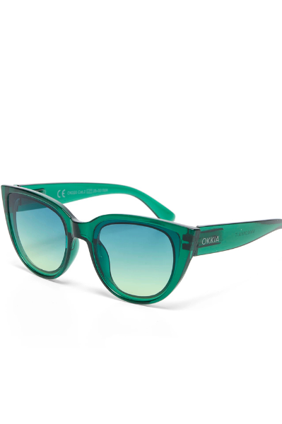 Okkia Silvia Sunglasses - Green.