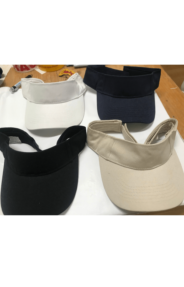Sun Visor CT4920 Headware 100% Cotton Velcro Visor.