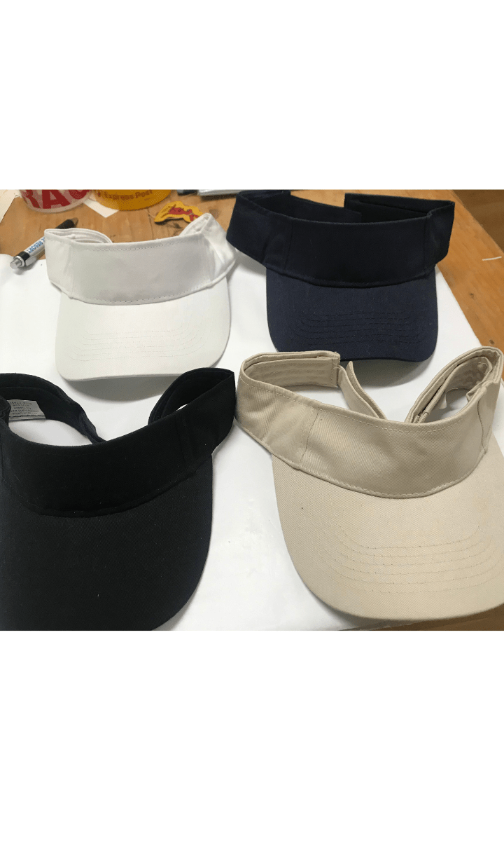 Sun Visor CT4920 Headware 100% Cotton Velcro Visor.