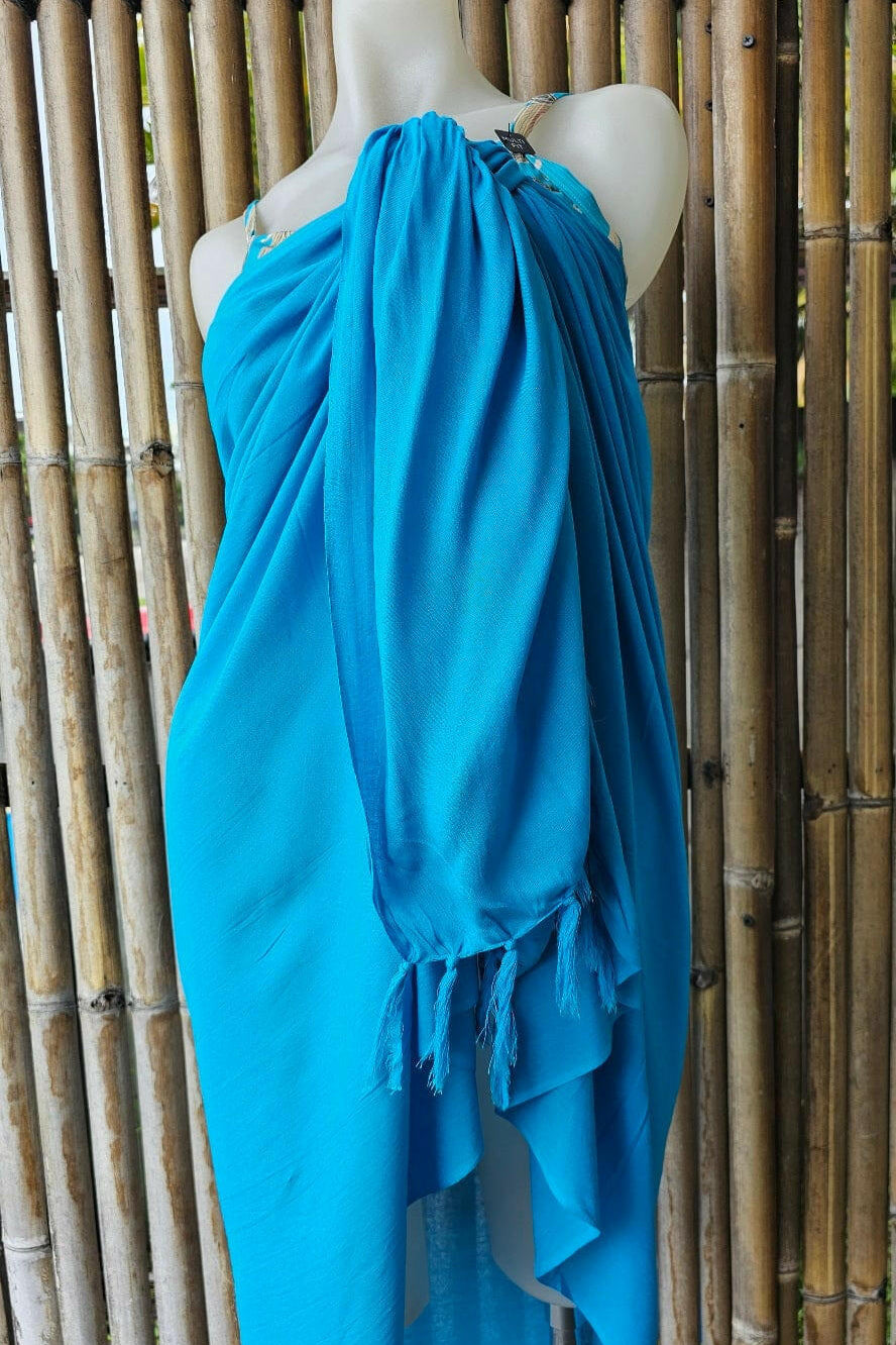 Rayon Solid Colour Sarongs with Fringe.