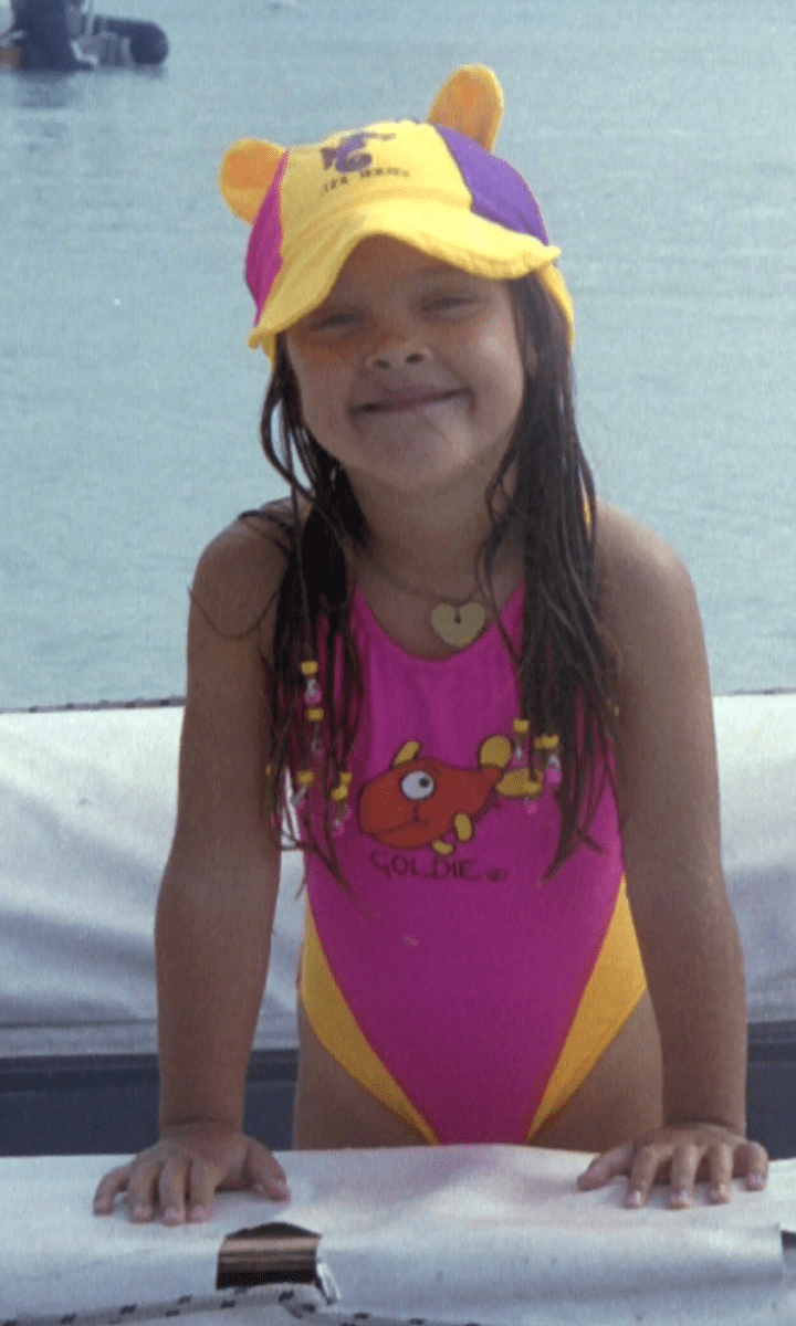 Ozi Varmints Girls Spliced Racer - SP50+ Pink Sun.