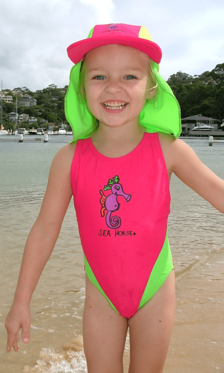 Ozi Varmints Girls Spliced Racer - SP50+ Pink Sun.