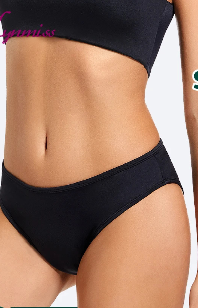 Period Proof Swimwear Brief - Black.