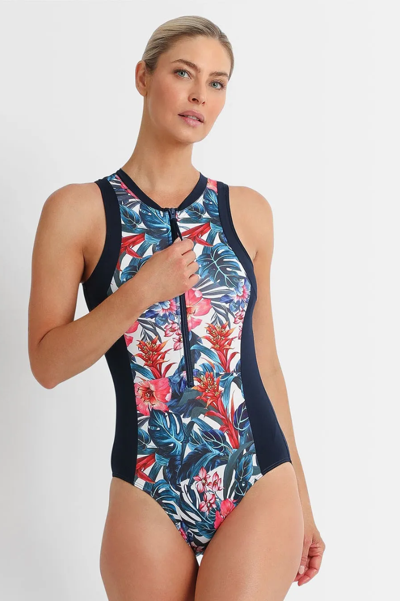 Sunseeker Oasis Sleeveless Sun Suit Chlorine Resist Mast One Piece.