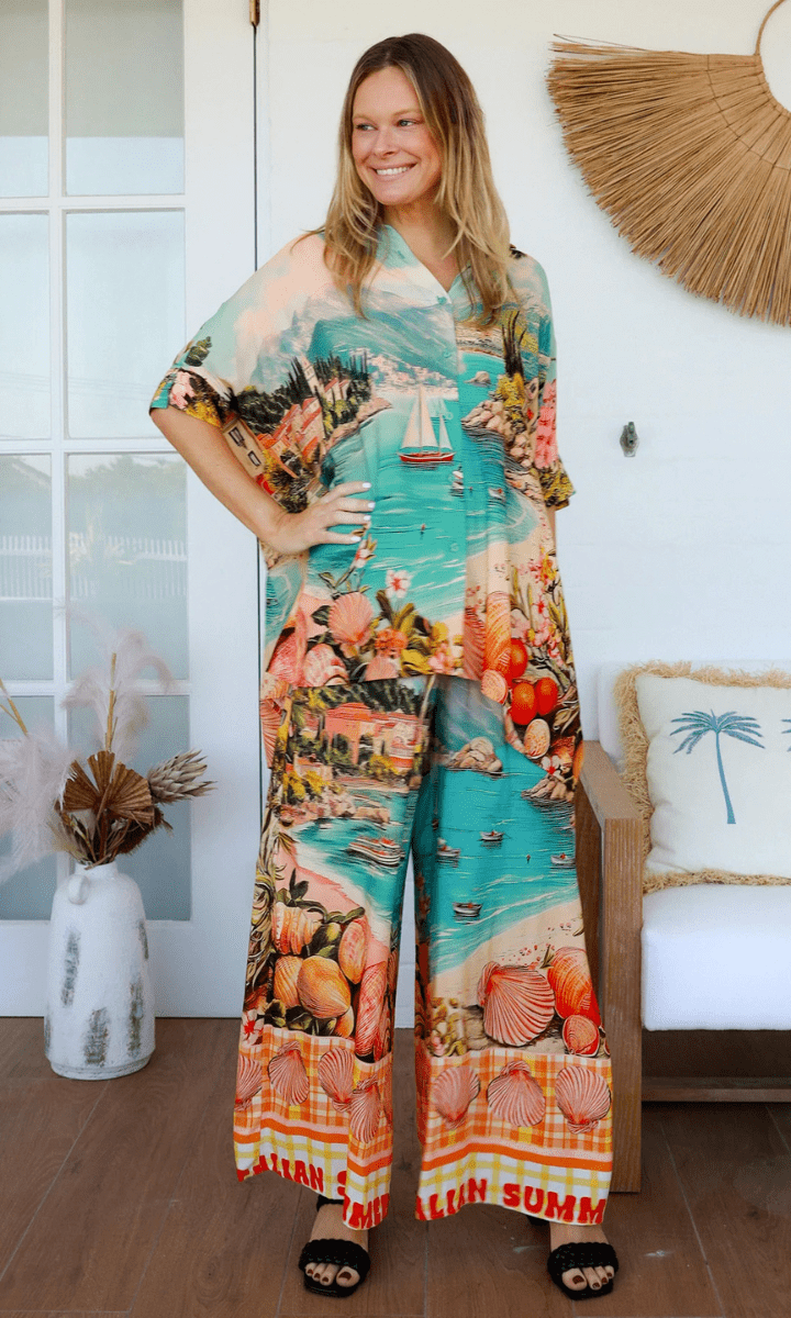 Salty Palm Sierra Rayon Shirt.