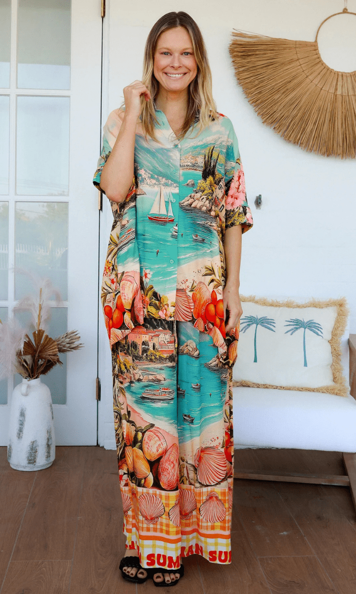 Salty Palm Sierra Rayon Shirt.