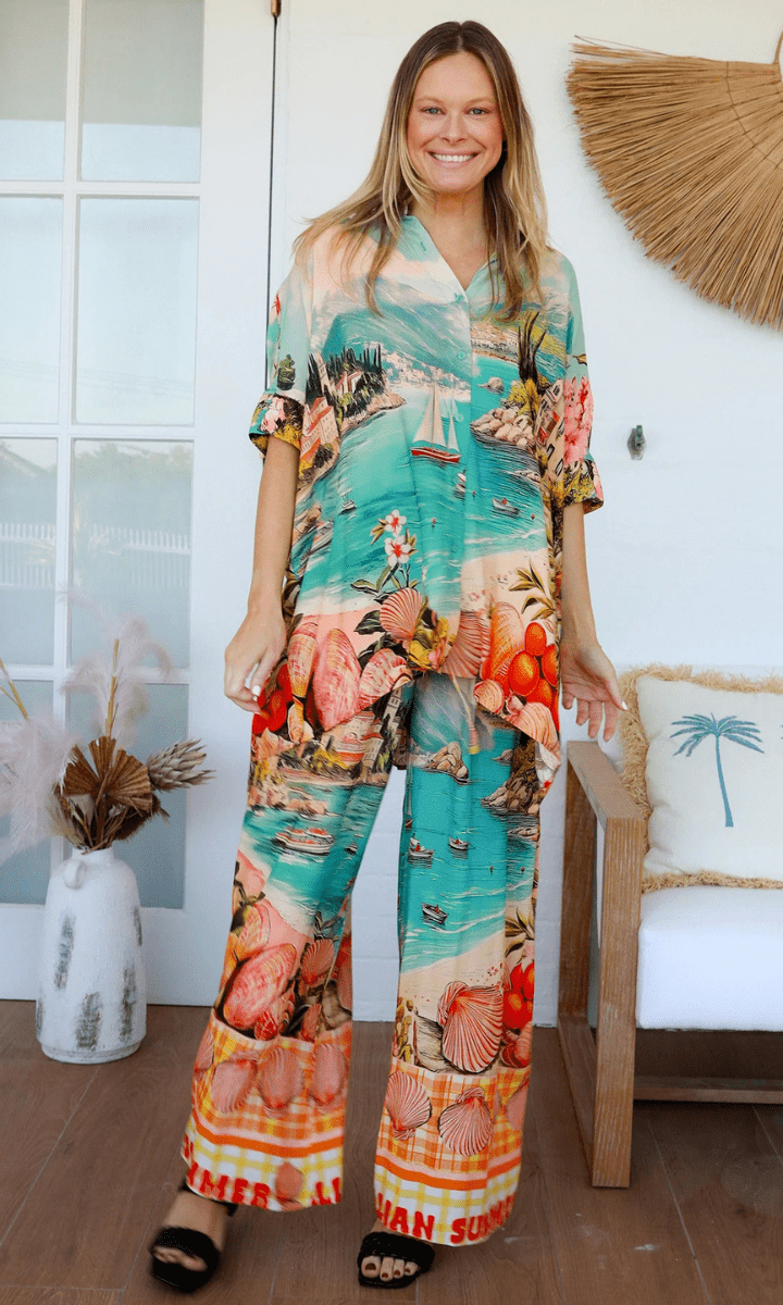 Salty Palm Sierra Rayon Shirt.