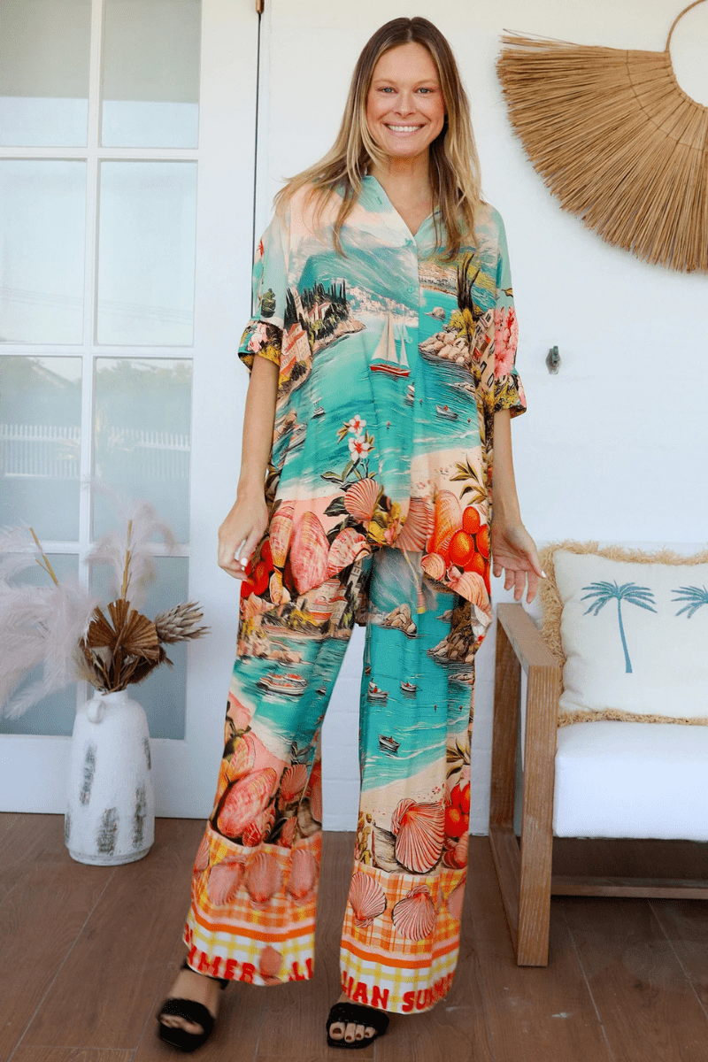 Salty Palm Sierra Rayon Shirt.