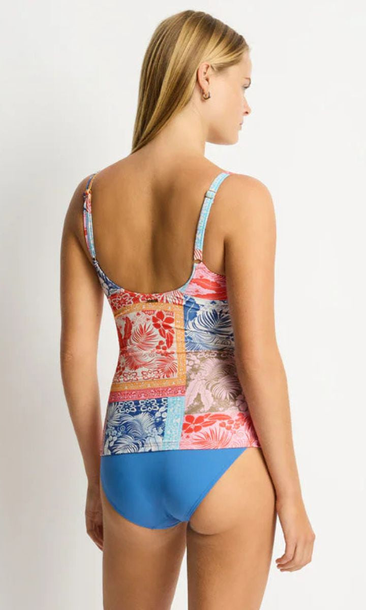 SL3078CI Coco Island Cross Front Scoop Back Tankini