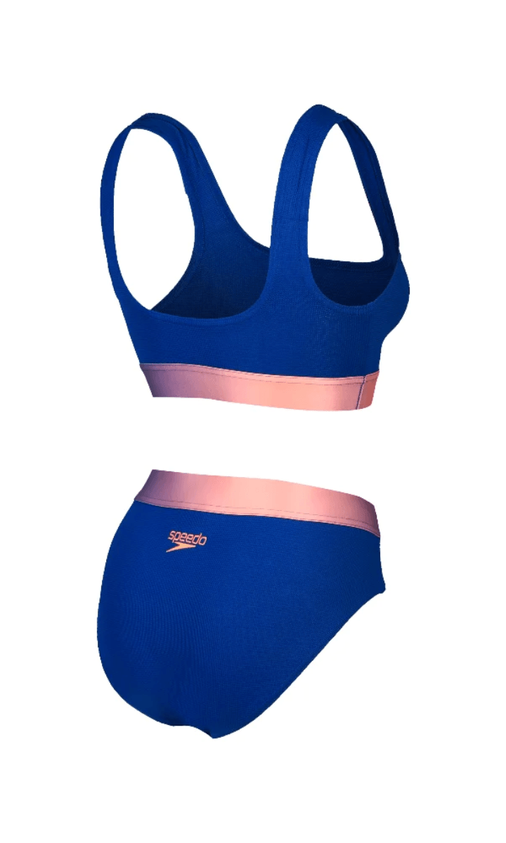 Speedo Placement Deep U Back 2 Piece.