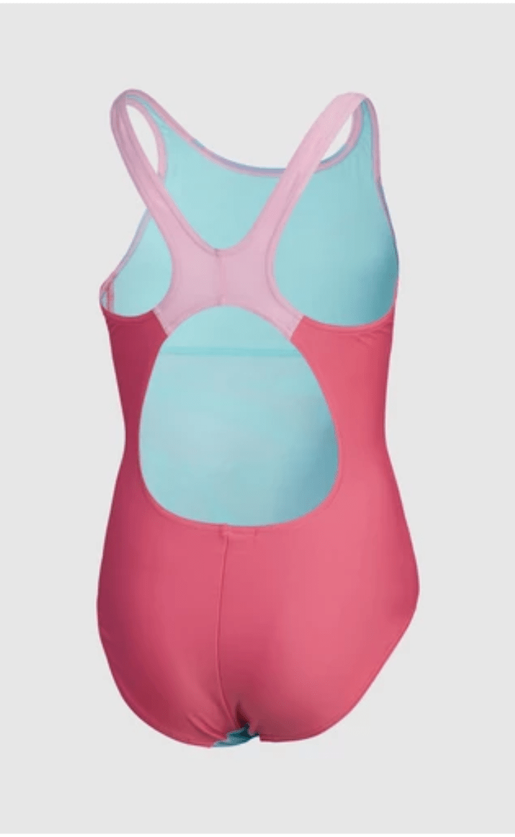 Junior Speedo Girls Racer Placement Pulse Back.