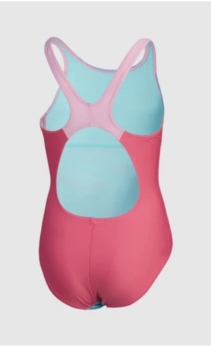 Junior Speedo Girls Racer Placement Pulse Back.