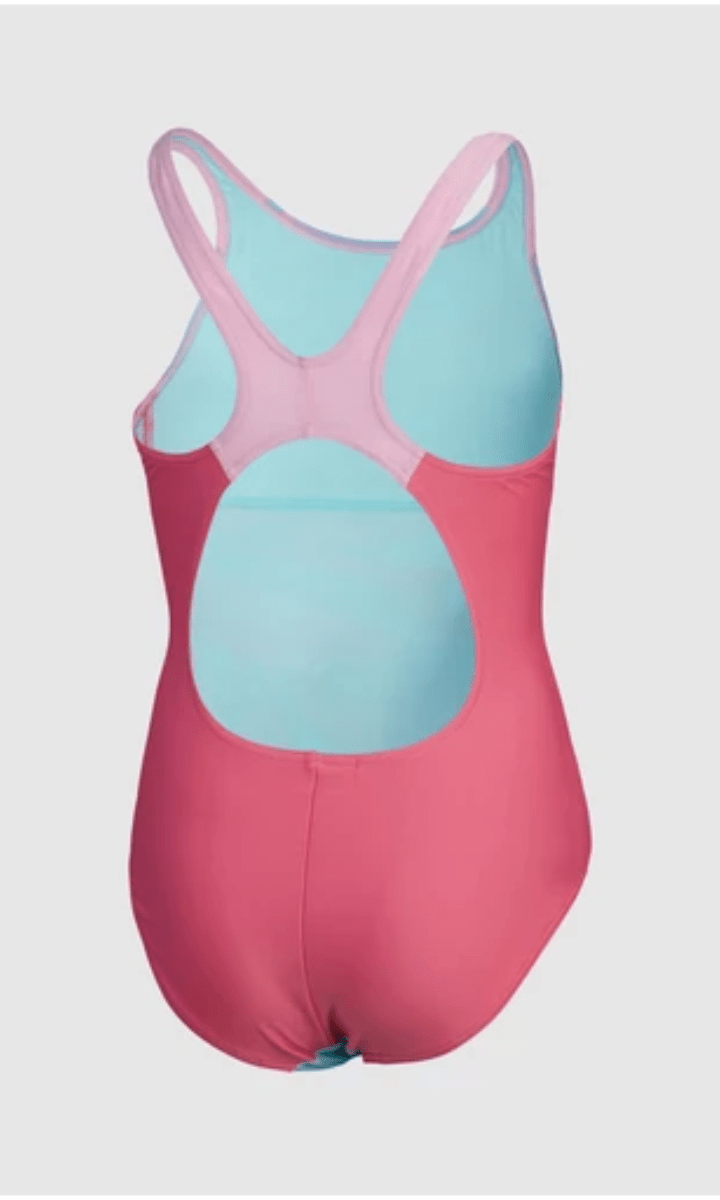 Junior Speedo Girls Racer Placement Pulse Back.