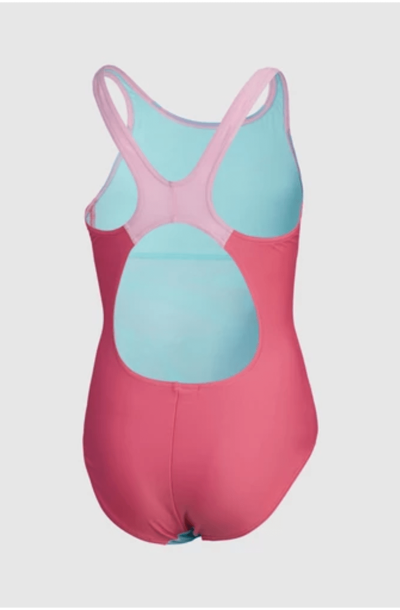 Junior Speedo Girls Racer Placement Pulse Back.