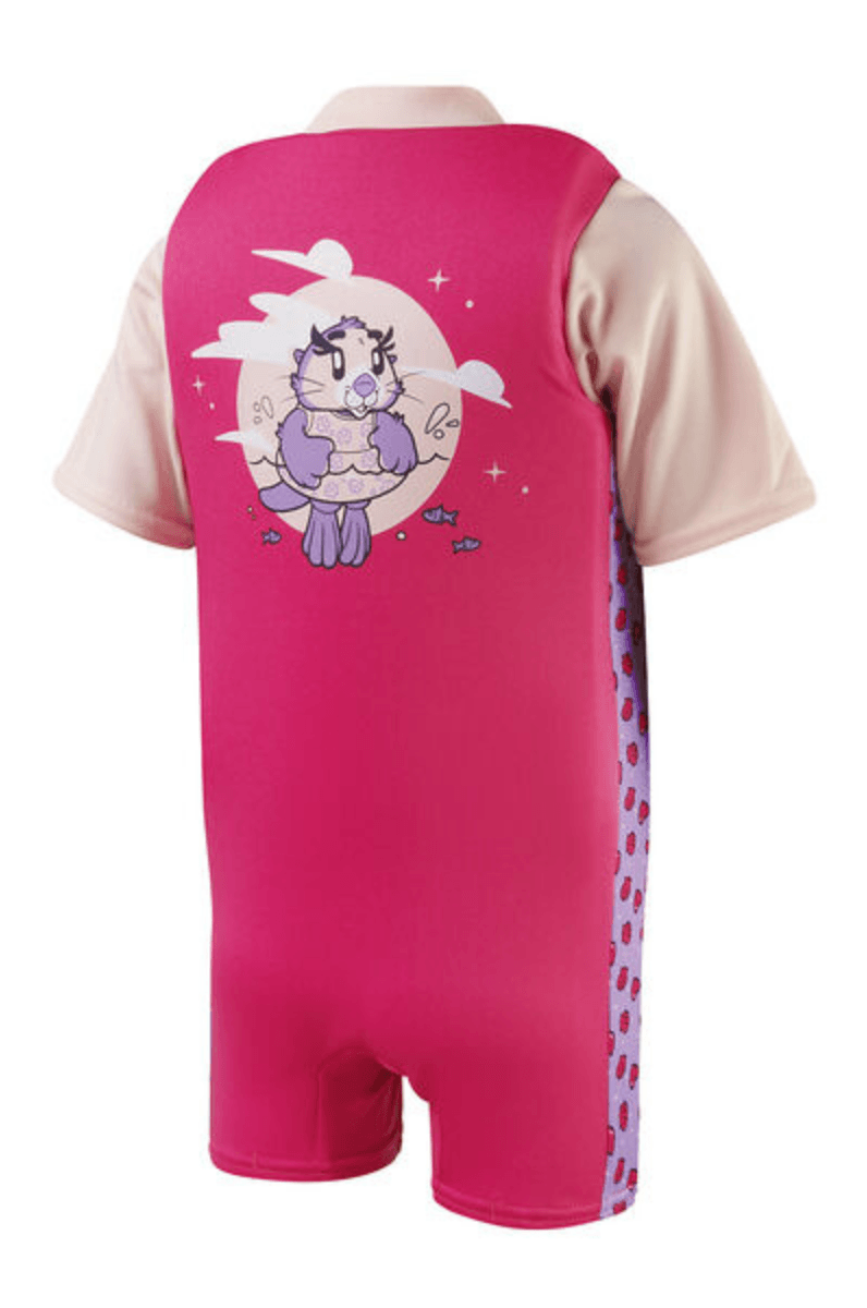 Speedo Toddler Character Printed Float Suit One Piece - Pink/Purple - 8-1225814683.