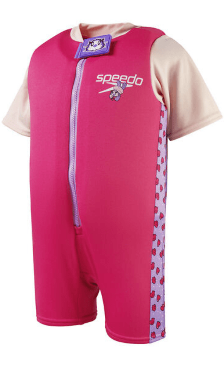 Speedo Toddler Character Printed Float Suit One Piece - Pink/Purple - 8-1225814683.