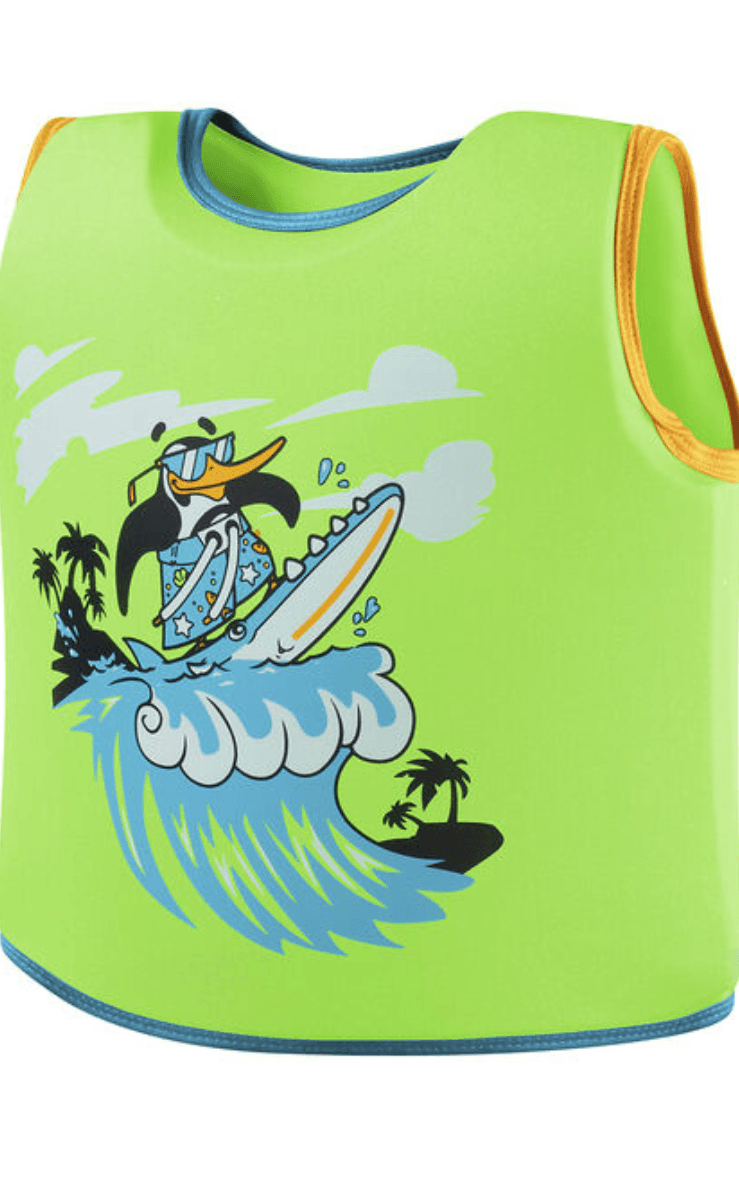 Speedo Toddler Character Printed Float Vest - Green/Blue - 8-1225214686.