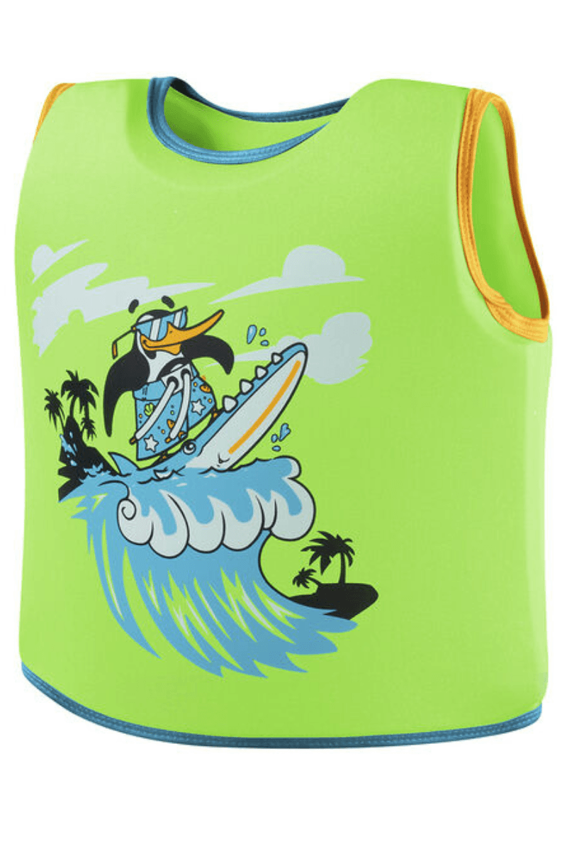 Speedo Toddler Character Printed Float Vest - Green/Blue - 8-1225214686.