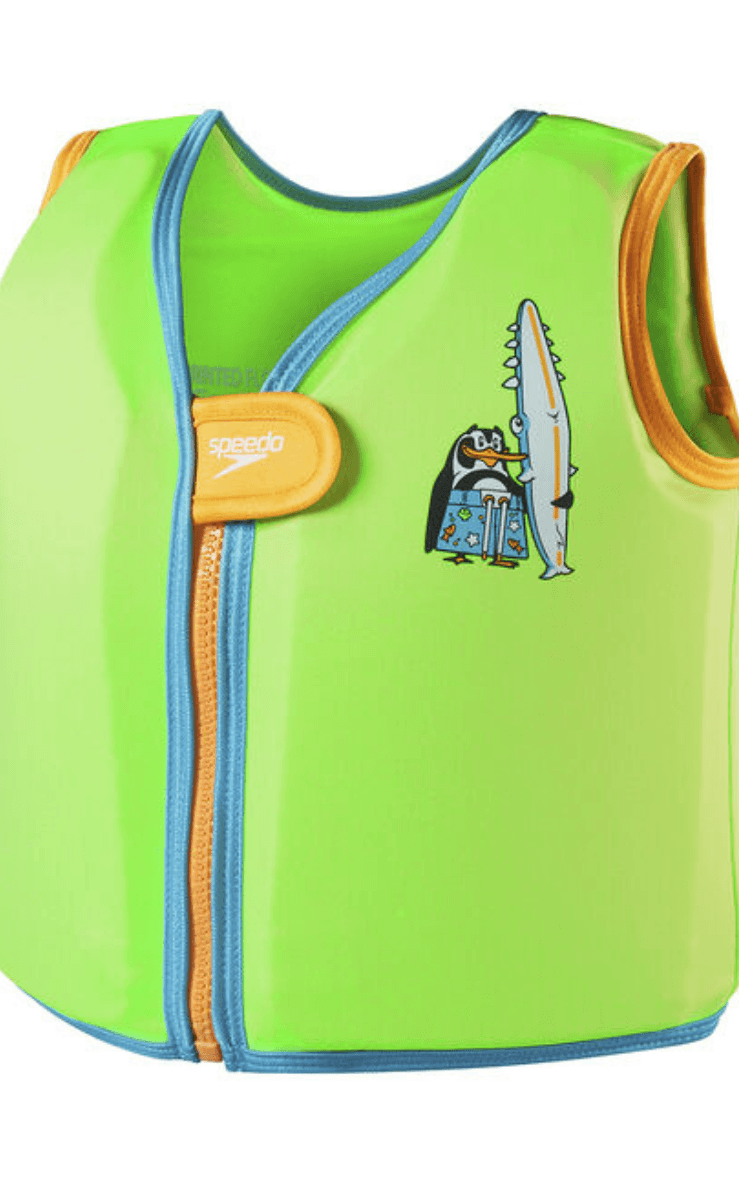 Speedo Toddler Character Printed Float Vest - Green/Blue - 8-1225214686.