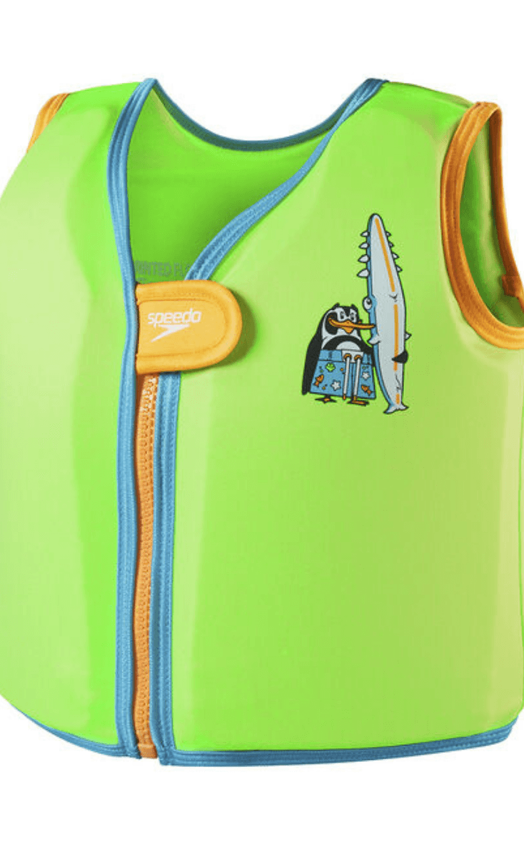 Speedo Toddler Character Printed Float Vest - Green/Blue - 8-1225214686.