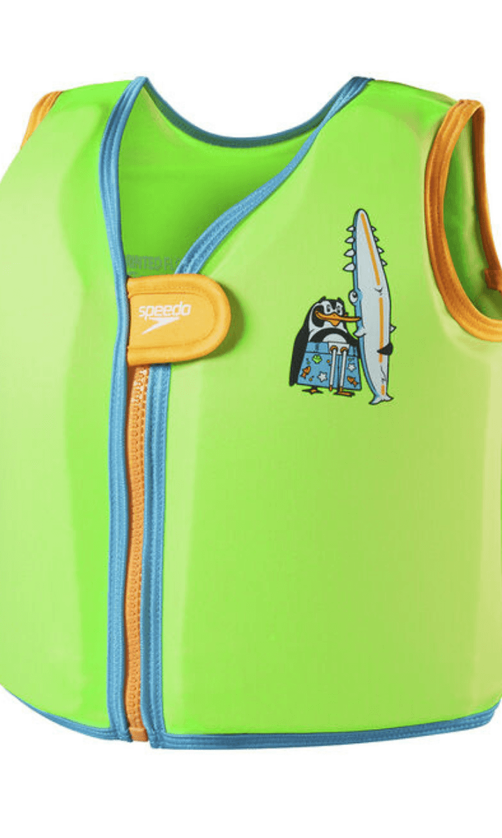 Speedo Toddler Character Printed Float Vest - Green/Blue - 8-1225214686.