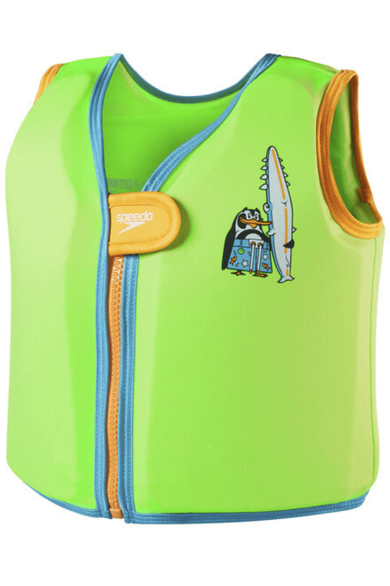 Speedo Toddler Character Printed Float Vest - Green/Blue - 8-1225214686.