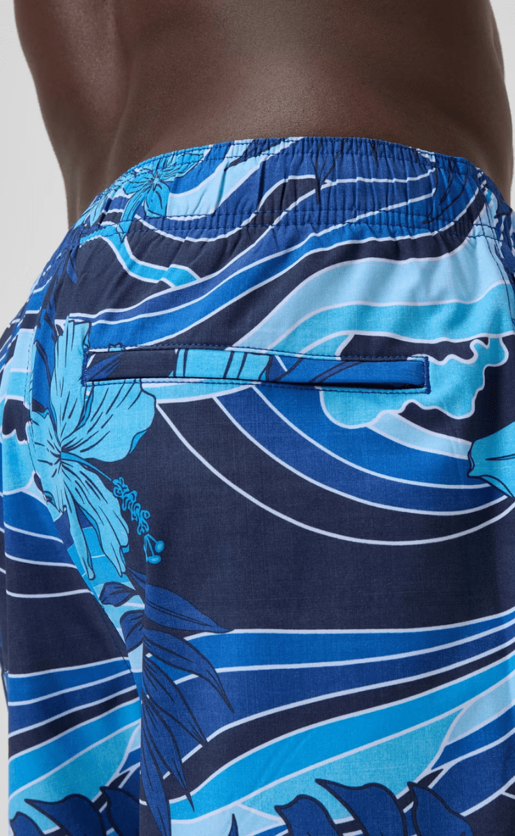Speedo Men's Printed Redondo Edge Volley 16" Short - Peacoat.