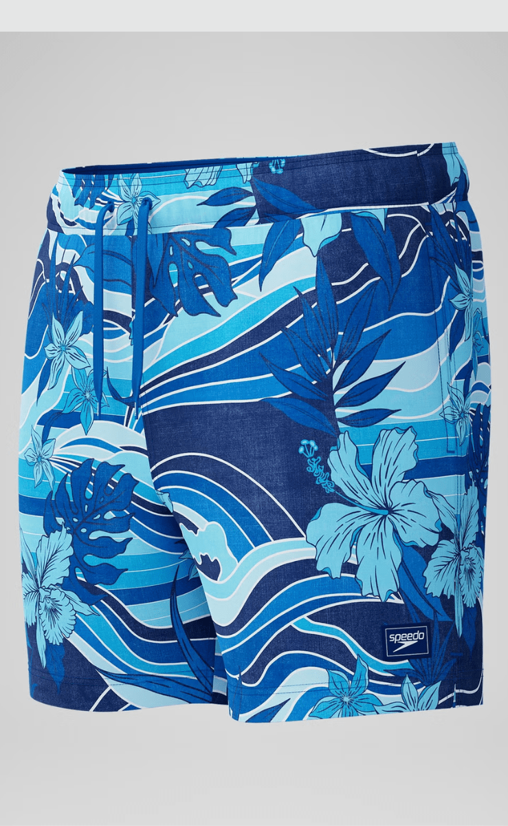 Speedo Men's Printed Redondo Edge Volley 16" Short - Peacoat.