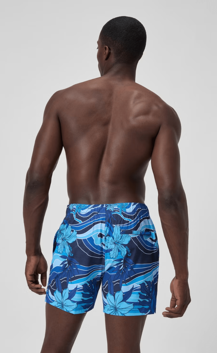 Speedo Men's Printed Redondo Edge Volley 16" Short - Peacoat.