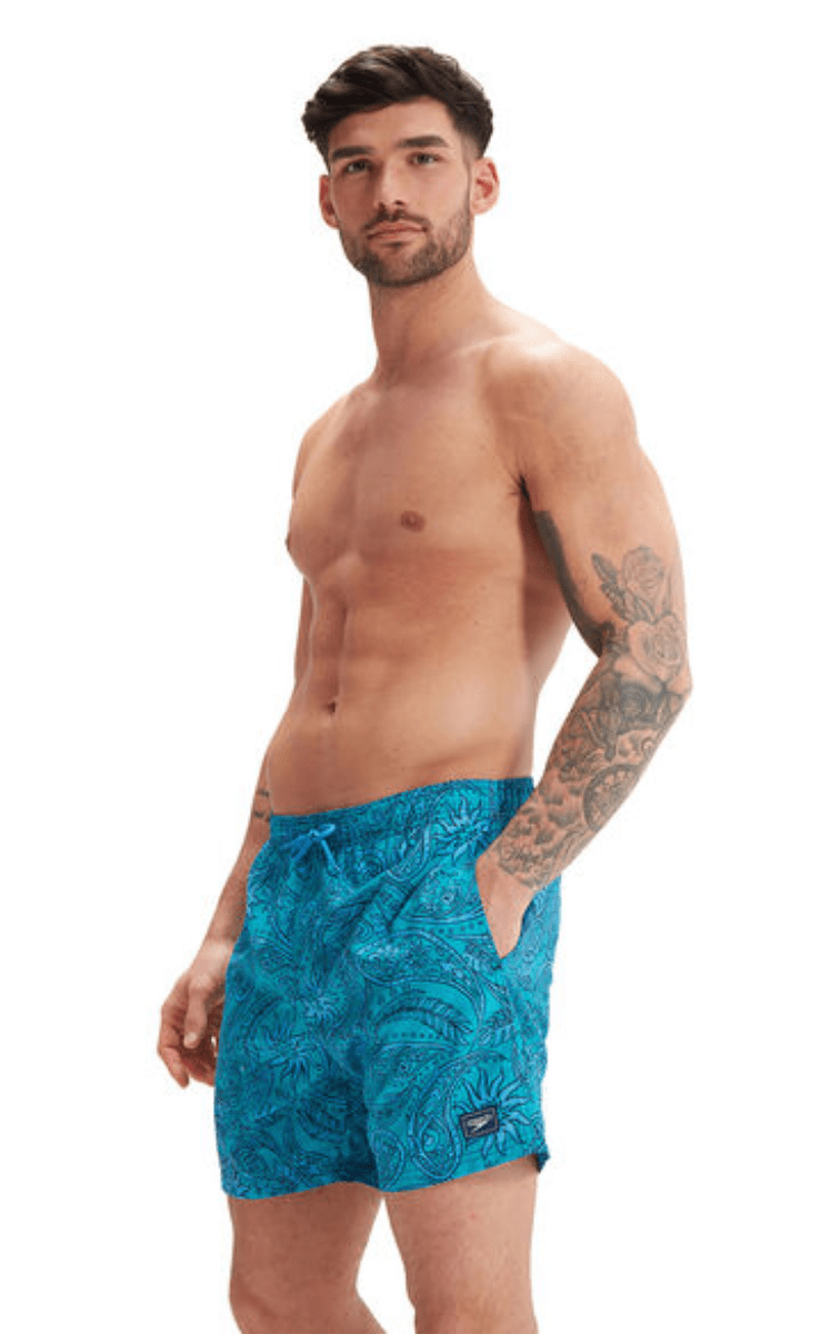 Speedo Mens Aqua Printed 16 Inch Leisure Watershort.