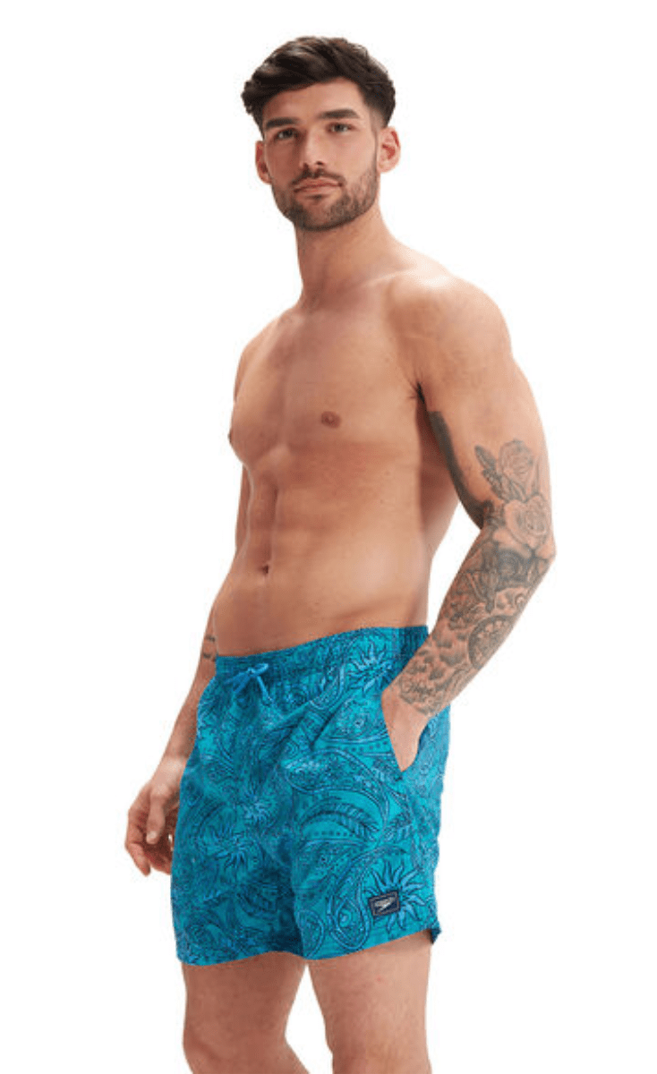 Speedo Mens Aqua Printed 16 Inch Leisure Watershort.