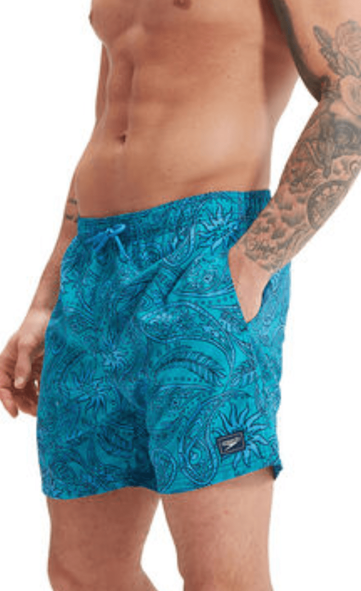 Speedo Mens Aqua Printed 16 Inch Leisure Watershort.