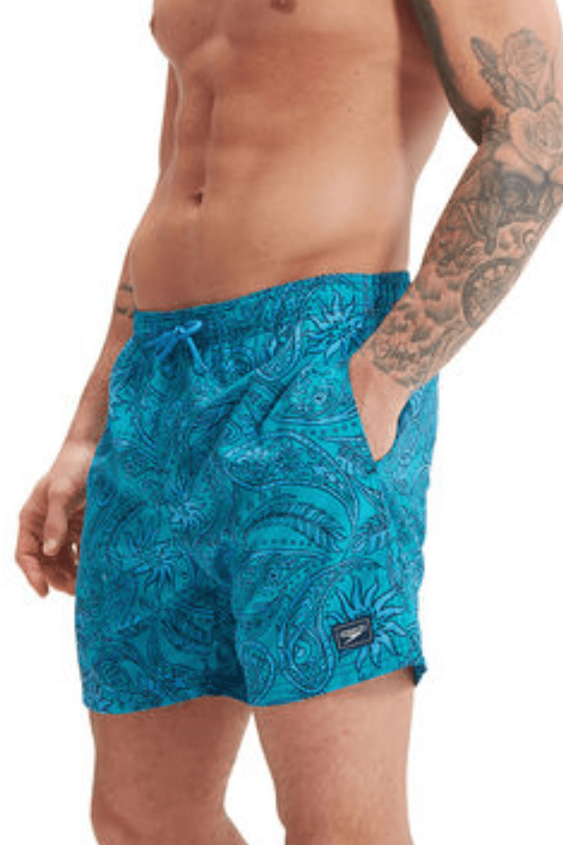 Speedo Mens Aqua Printed 16 Inch Leisure Watershort.