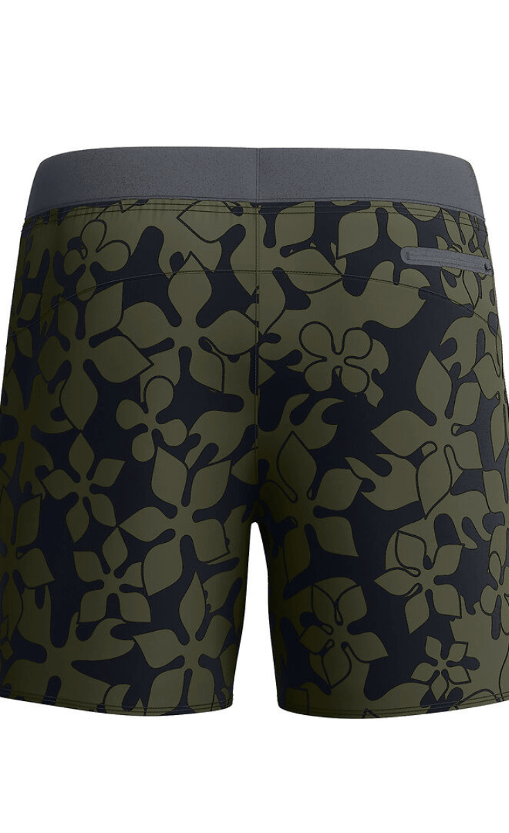 Speedo Mens Lookout Print Volley 16" Short - Deep Olive.